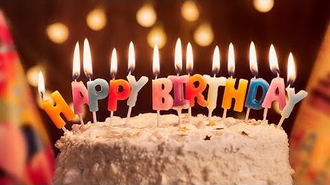 Happy Birthday (Today Is Your Birthday) | Chocolate Cake Dark Magical 4K Blender 3D