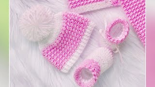 Zapatitos y gorrito para bebes tejidos con ganchillo HERMOSO ajuar para recien nacidos by Crochet for Baby 7,999 views 3 weeks ago 44 minutes