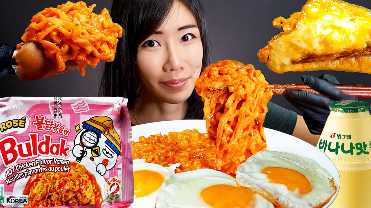 [ASMR] THE CREAMIEST CHEESIEST BULDAK CARBO FIRE NOODLES🔥