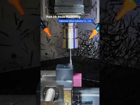 The Process to Perfection! Black Resin Machined at Speed!#satisfyingvideo #asmr #rarefootage