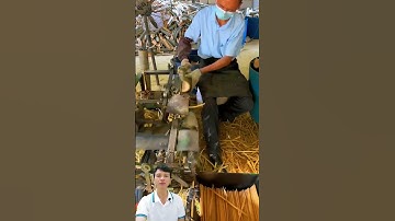 Bamboo chopstick making machine - Máy làm đũa tre #viral #satisfying #amazing #trending