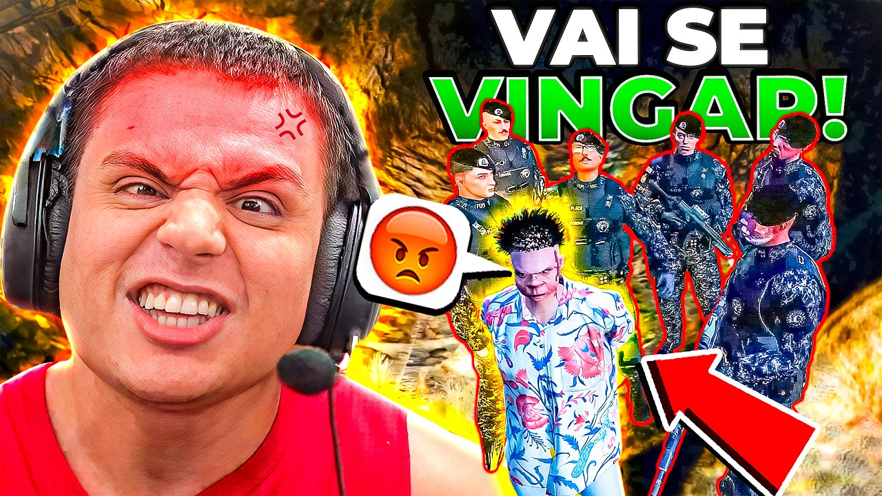 PAULINHO FOI HUMILHADO POR POLICIAIS e VAI SE VINGAR no GTA RP! (Modder Clips)