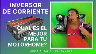 #5 INVERSOR O CONVERTIDOR DE CORRIENTE 《 DE 12V A 220V o 110 》 Onda Pura  Modificada para Motorhome