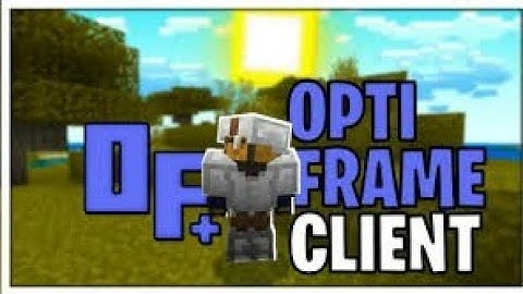 download optiframe LAGFIX!! (PvP swords,old texture,darkUI,MORE+) MCPE1.18+