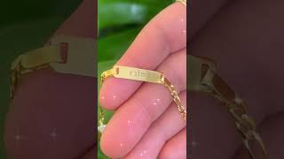 Engrave your memories ✨✨💫 ID Bracelet - Figaro Chain