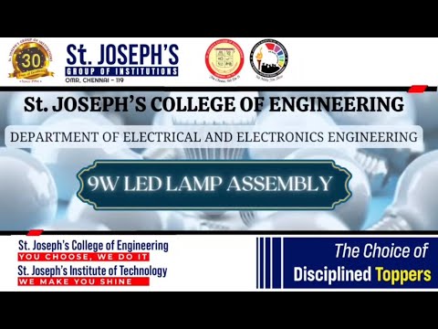 SJCE EEE LED BULB FABRICATION - YouTube