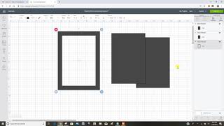 Making Frames in Design Space - Using Shapes, Align and Slice #CricutTip screenshot 3