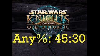 Knights of the Old Republic Any% Speedrun - 45:30 [World Record]