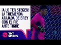 ¡A LO TER STEGEN! 🤩 La TREMENDA ATAJADA de BREY con el PIE en la RESERVA ante TIGRE 🧤