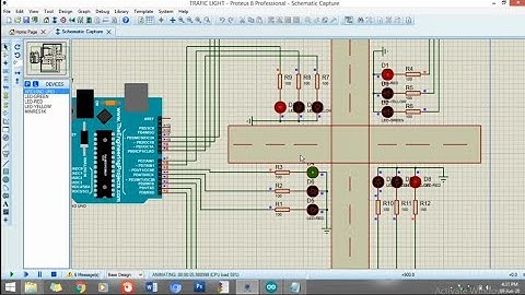 Simulation Traffic Light Controller With Arduino and Proteus