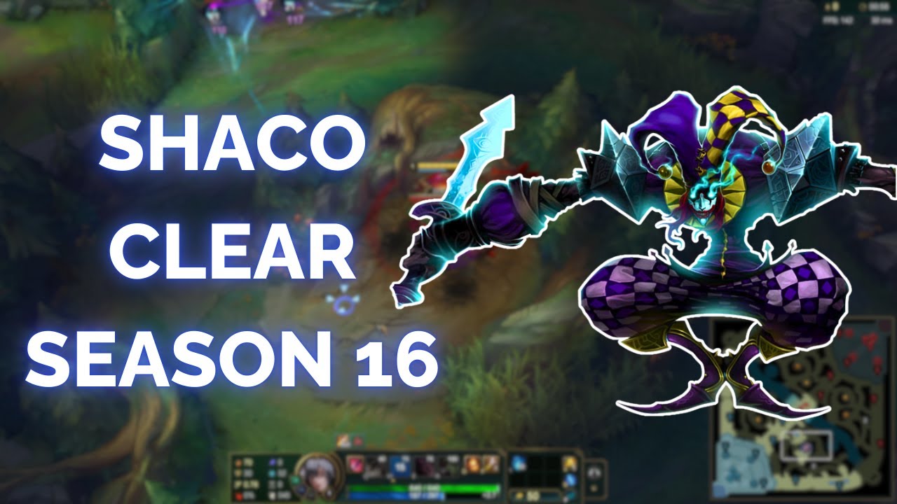 NEW Shaco Jungle Clear - Season 16 Fastest Clear! - YouTube
