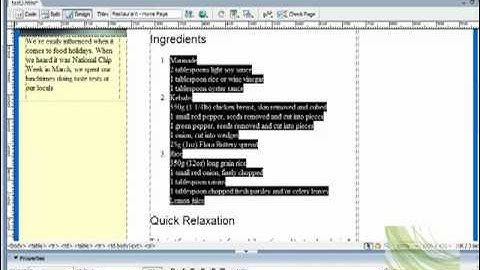 20_Lists - Dreamweaver CS3