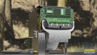 GeBE-COMPACT Plus Linerless thermal printer with linerless presenter unit