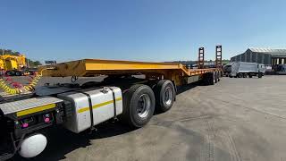 2015 Afrit Lowbed Stepdeck 30-Ton Tri Axle Trailer