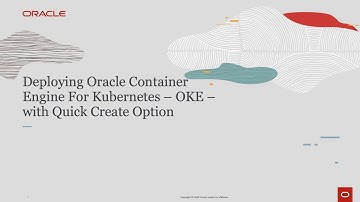 Demo: Oracle Container Engine for Kubernetes - Quick Create