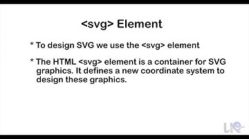 39. HTML - Introduction to SVG