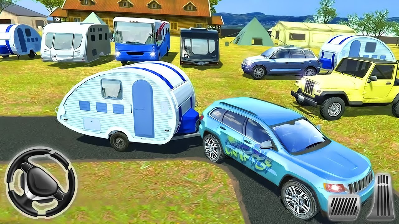 Camper VAN Driving Games City Luxury SUV Parking Simulator Android