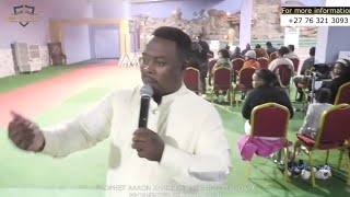 Prophecy time with Prophet Aaron Xhali..Date :09/May/2025