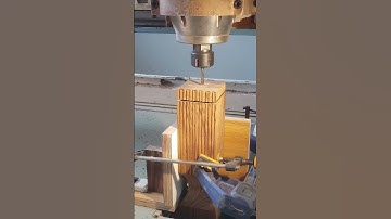 Making leg tenons on cnc router #shorts