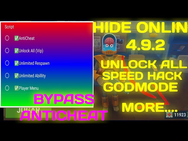 ATUALIZADO]😱 Hide Online Mod Menu v4.9.3》God Mode + 20 Funções Vip's +  100% Anti-Ban Pt #3 [2022]✓ 
