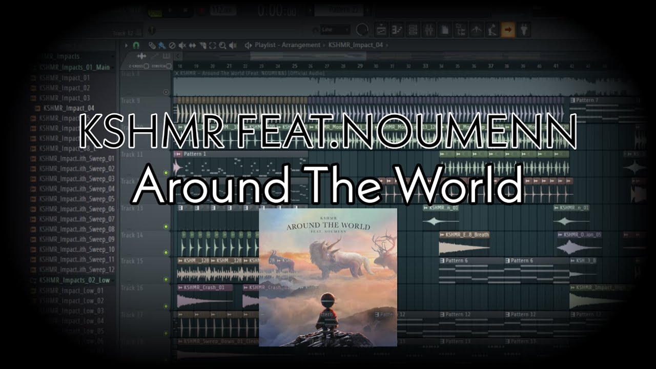 KSHMR - Around The World (Feat. NOUMENN) [Fl Studio Tutorial]