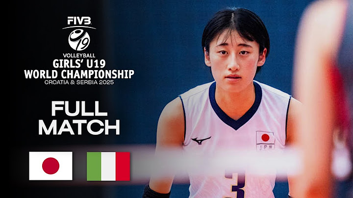 Japan vs. Italy - Playoffs | Girls' U19 World Champs 2025 - Full Match