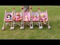 メルちゃん、ぽぽちゃん、ネネちゃんみんなでベビーカー / Baby Doll Stroller for Five babies
