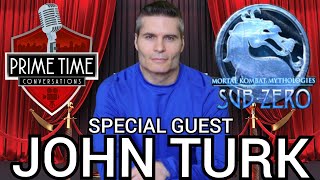 John Turk aka Sub-zero talks mortal Kombat, working on the Dark Knight, prison break & much more