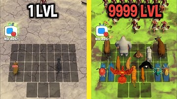 MAX LEVEL in Merge And Hunt - Riot Of Nature Game