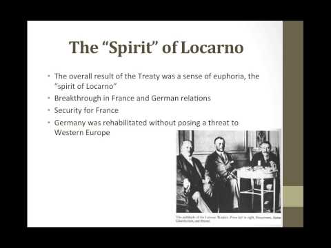 Video: Kas Locarno pakt oli edukas?