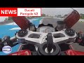 2021 Ducati Panigale V2 / Akrapovic Exhaust, First Look, Speed, Acceleration and short ride