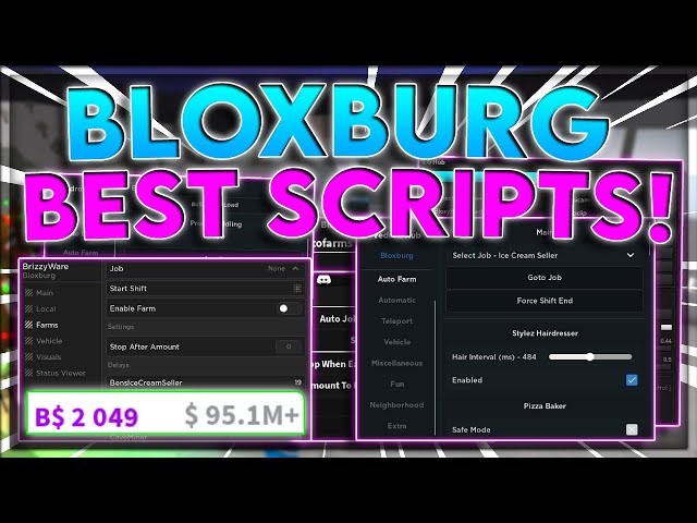NEW] ROBLOX, Bloxburg Script GUI Hack, Auto Farm, 1,000,000 Money Per  Day