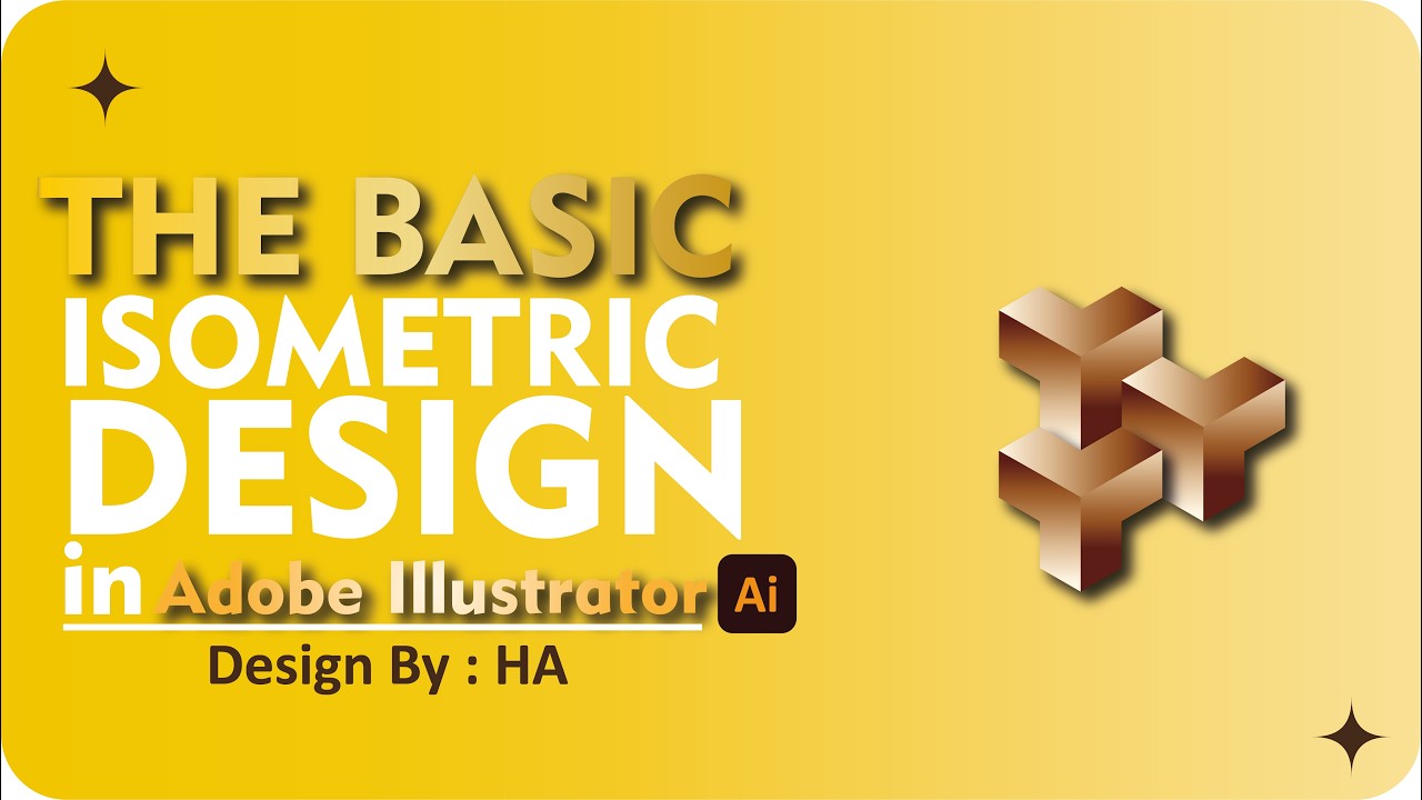 Basic Isometric Design in Adobe Illustrator | Step-by-Step Illustrator ...