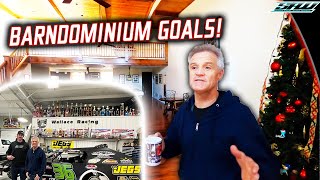 Kenny Wallace Race Shop/Party House Combo Tour! (Barndominium Home Building Tips From Herm)