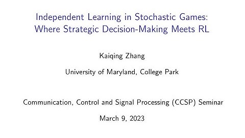 Independent Learning in Stochastic Games