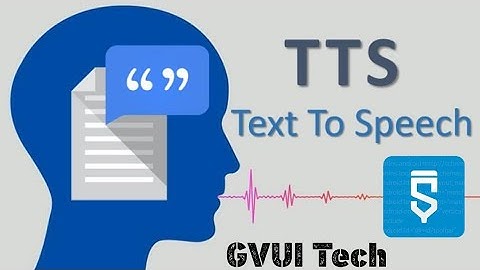 Sketchware : Text to Speech Component Tutorial | Sketchware Android App | Gaurav GV