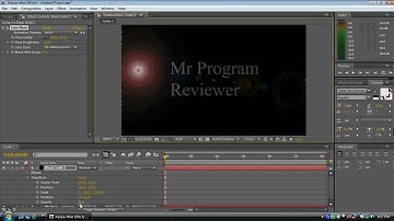 Review: Adobe After Effects CS4 (intro tutorial)