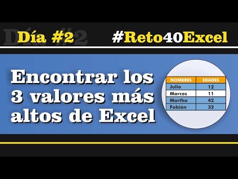 Cómo obtener el último valor en una lista en Excel - Video