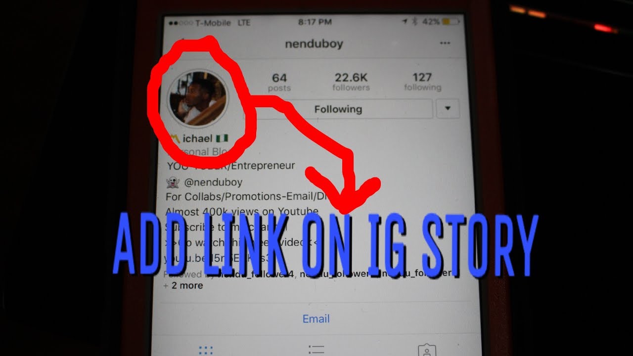 HOW TO ADD LINK ON INSTAGRAM STORY 2017 YouTube