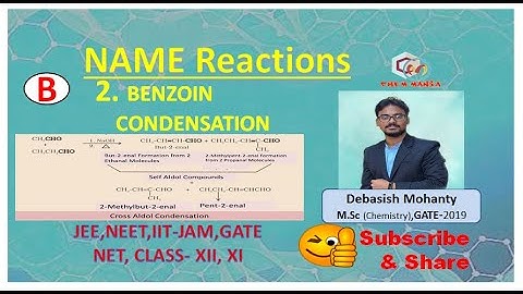 Benzoin condensation || EASY TRICK|| Mechanism- NEET,JEE,NET,GATE
