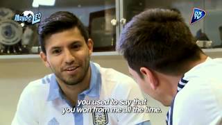 La divertida entrevista del Kun Agüero a Leo Messi.