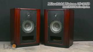 Mitsubishi Diatone 2S-305D - R305D Monitor Speaker System - YouTube