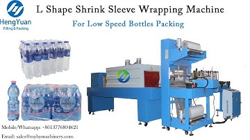Automatic Cuff Type Film Shrink Wrapping Packing Machine for Glass Bottles Packer