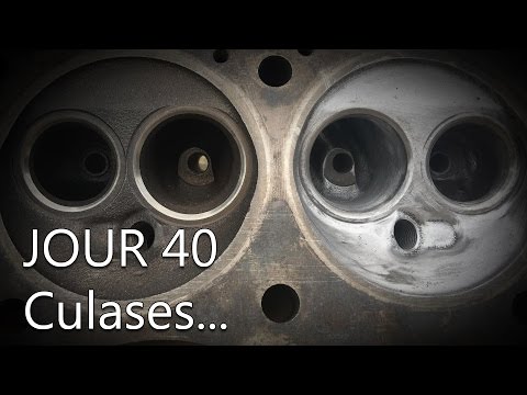 68 Barracuda project - jour 40 : polissage de culasses.