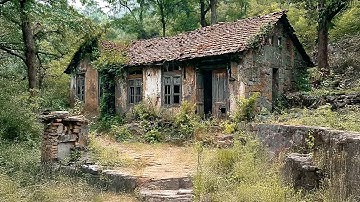 After losing everything, he bought an abandoned forest house and turned it into paradise