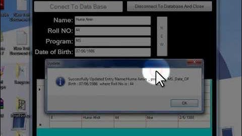 Student Information System In VB.Net Connected To Database(SQL)
