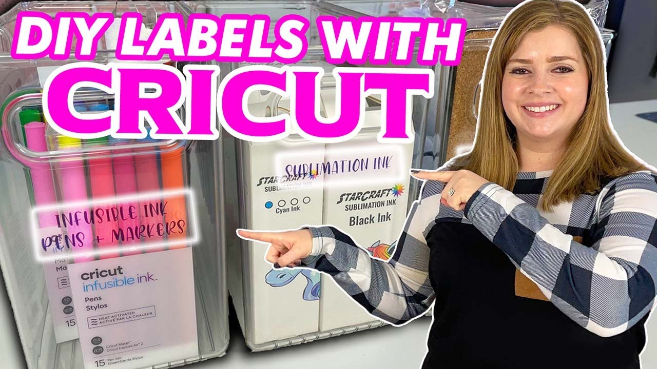 How to Make Clear Print Then Cut Label Stickers with Cricut