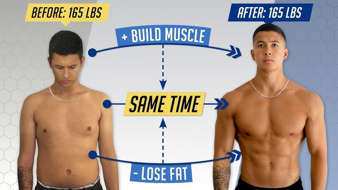 build muscle lose fat
