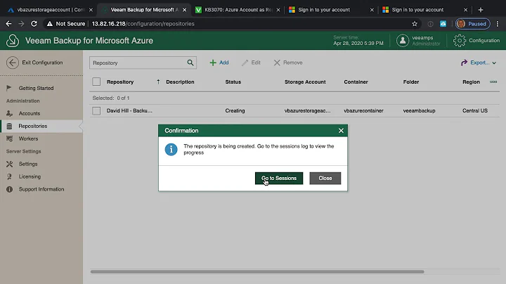 Veeam Backup for Microsoft Azure - Getting Started