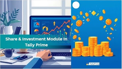 Tally Add on - Share & Investment in Tallyprime